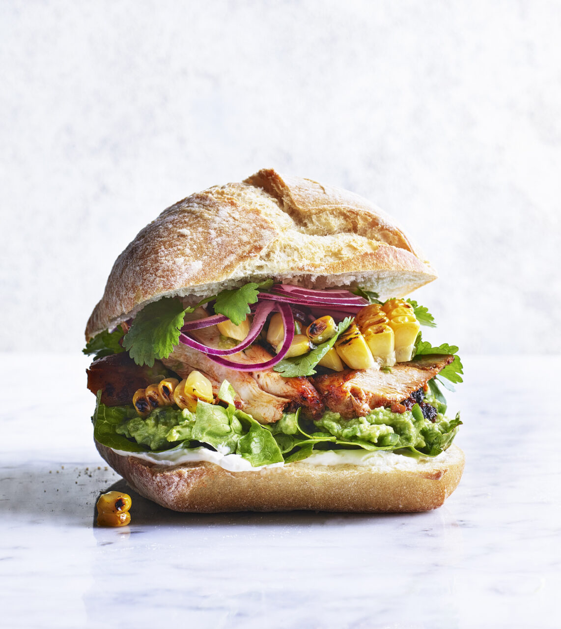Food photography of Waitrose Chipotle Chicken Sandwhich